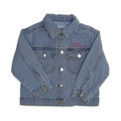 Denim jacket (Blue) from Zara Cotton