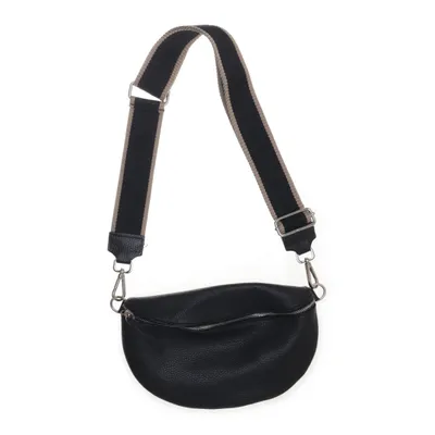 Waist bag (Black) from Borse in Pelle Leather