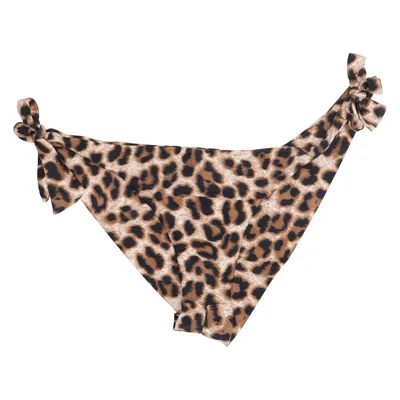 Bikini broekje (Bruin, Zwart) van Wonderland Elastaan, Polyester