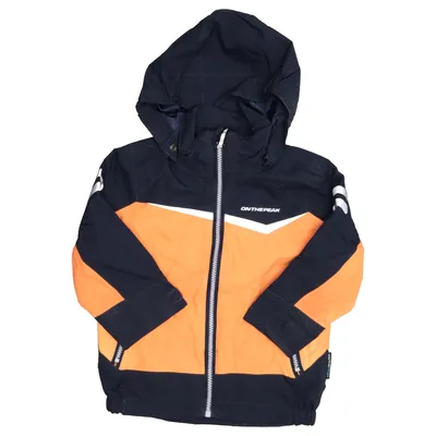 Ski jacket (Blue, Orange, Multicolored) from On the Peak Nylon, Polyester