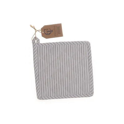 Grytlapp (Grå, Vit) från Classic Textile of Sweden Återvunnen bomull, Återvunnen polyester