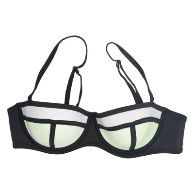 Haut de bikini (Noir, Jaune) de Triangl
