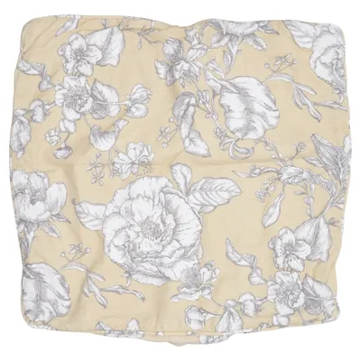Housse de coussin (Jaune, Blanc) de Linea Coton