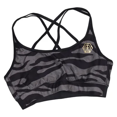 Brassière (Noir, Gris) de Power Woman Élasthane, Polyester