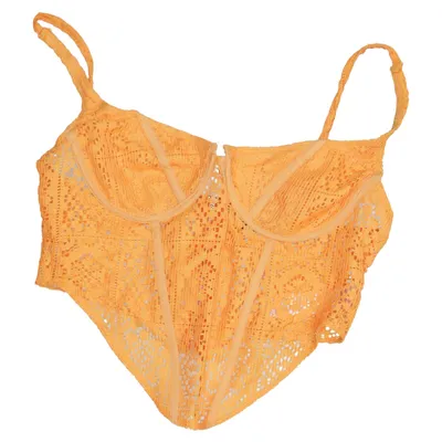 Bustier (Gul) från PrettyLittleThing Polyester