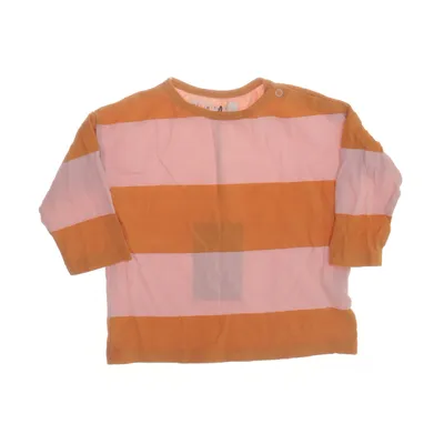 Långärmad t-shirt (Rosa, Brun) från Minimarket Elastan, Ekologisk bomull