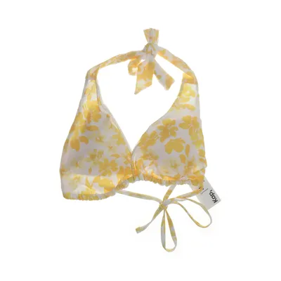 Bikini top (Geel, Wit) van KappAhl Elastaan, Polyester