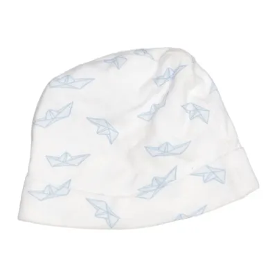 Beanie (White, Blue) from Minimarket Cotton