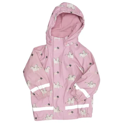 Regnjakke (Pink) fra Mywear Young Polyester, Polyurethan