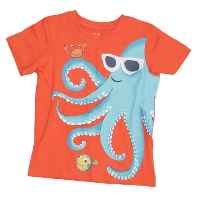 T-shirt (Oranje, Meerkleurig) van C&A Kids Katoen