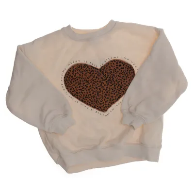 Sweatshirt (Beige) van Zara Katoen, Elastaan