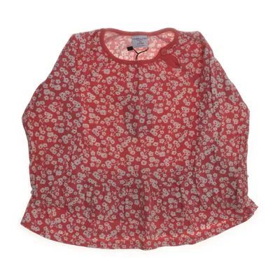 Blus (Röd, Vit) från Polarn O. Pyret Bomull, Elastan