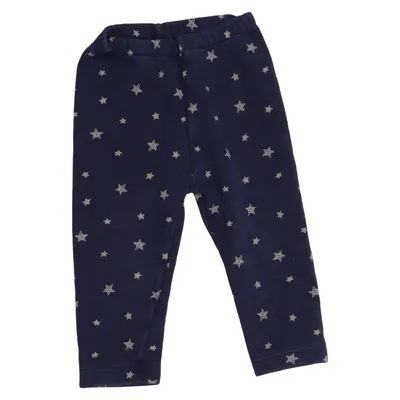 Pants (Blue) from Uniqlo Baby Cotton, Elastane, Polyester