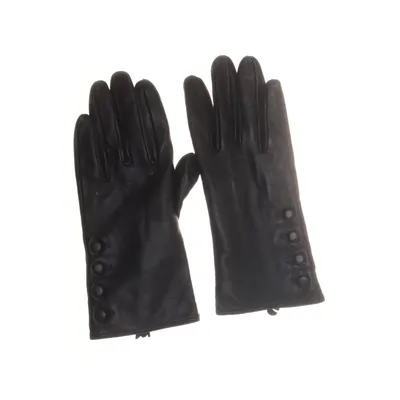Læderhandsker (Sort) fra F&F Læder, Polyester