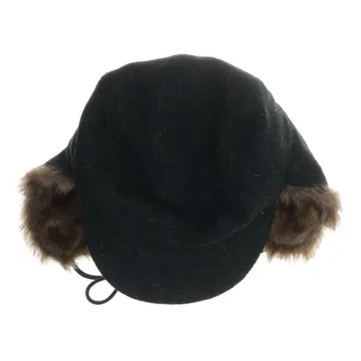 Trapper hat (Green, Multicolored) from Harris Tweed Wool