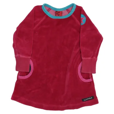 Robe (Rose, Bleu) de Villervalla Coton, Polyester