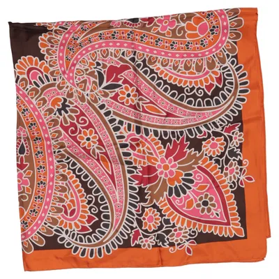 Cache-col (Marron, Rose, Multicolore) Soie