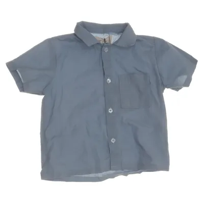 Short sleeve shirt (Blue) from Petit Stories Organic cotton