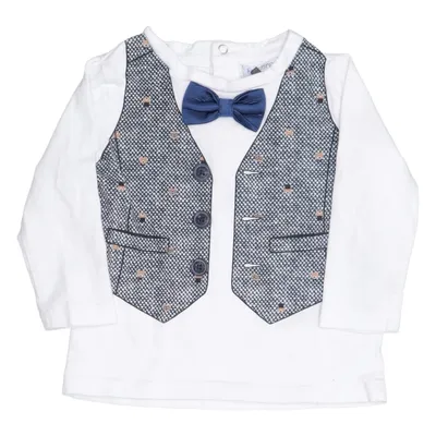 Body (White, Blue) from Fagottino Cotton