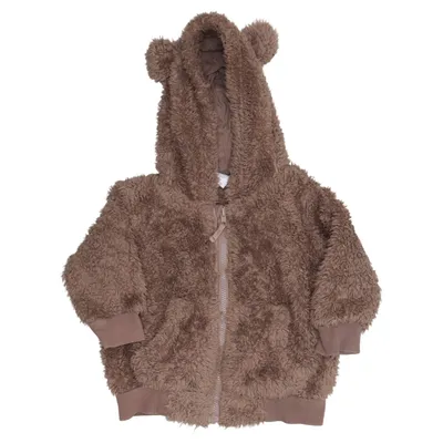 Sweat à capuche (Marron) de Lindex Baby Coton, Polyester