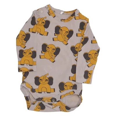 Body (Gris, Jaune, Multicolore) de Mini Rodini Élasthane, Coton biologique