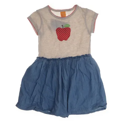 Jurk (Blauw, Roze, Groen) van Pusblu Katoen