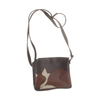 Skuldertaske (Brun) fra Divided by H&M Kunstpels, Kunstlæder, Polyester