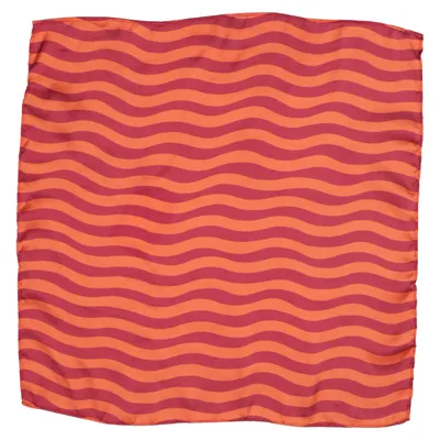 Einstecktuch (Rot, Orange) von Liviana Conti