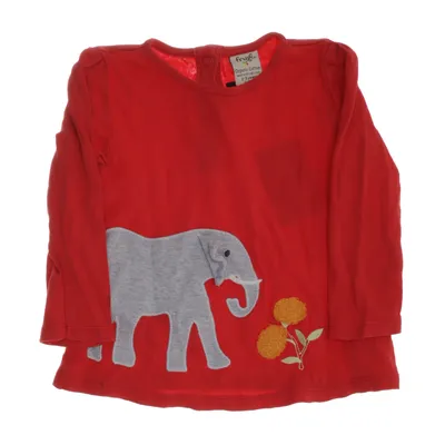 Long sleeve T-shirt (Red, Multicolored) from Frugi Organic cotton