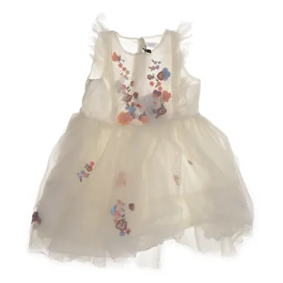 Bloemenmeisjes jurk (Wit) van Next Nylon, Katoen