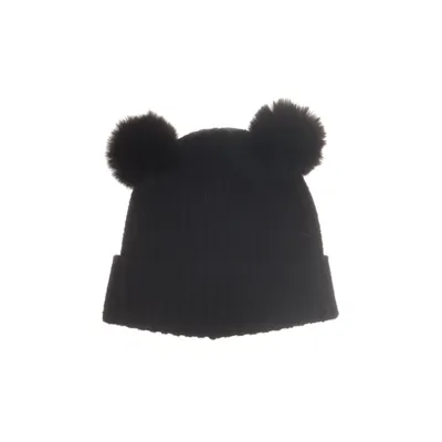 Bobble hat (Black) from H&M Elastane, Polyester