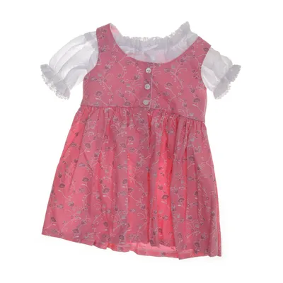 Dirndl (Vit, Flerfärgad, Rosa)
