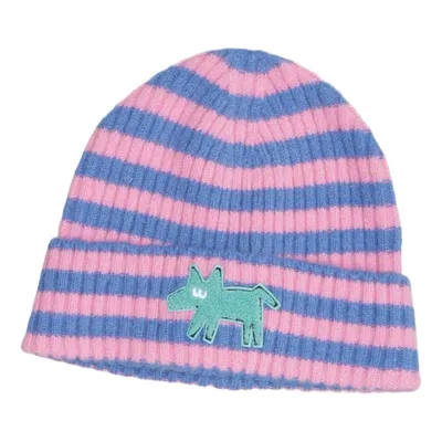 Beanie (Blauw, Roze, Groen) van Bimba y Lola Acryl, Elastaan, Polyamide, Wol