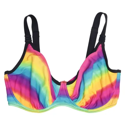 Bikini top (Multicolored) from Wiki Elastane, Polyester