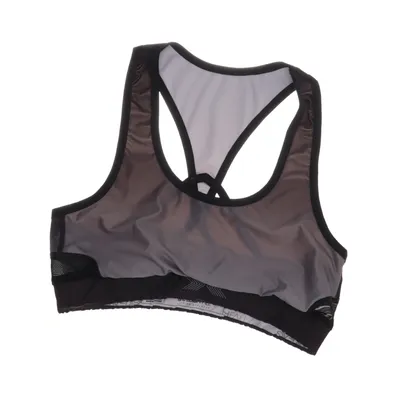 Sports bra (Gray, Black) from Swedish Fall Elastane, Polyester