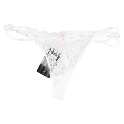 Thongs (White) from Hunkemöller Elastane, Polyamide