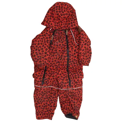 Outdoor overalls  (Rød, Sort) fra Mini Rodini Polyester