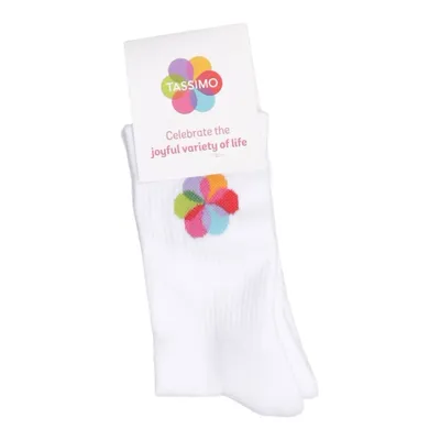 Chaussettes (Blanc) de Tassimo Coton, Élasthane, Polyamide