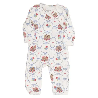 Barboteuse (Blanc, Multicolore) de Konges Sløjd Coton biologique