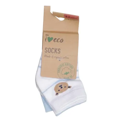 Strømper (Hvid, Blå, Brun) fra ICA I Love Eco