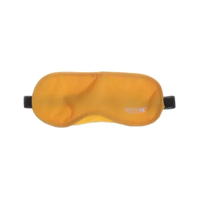 Sleep mask (Yellow) from Qatar Airways