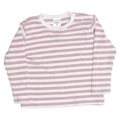 Long sleeve T-shirt (Pink, White) from Liliput Cotton, Polyester