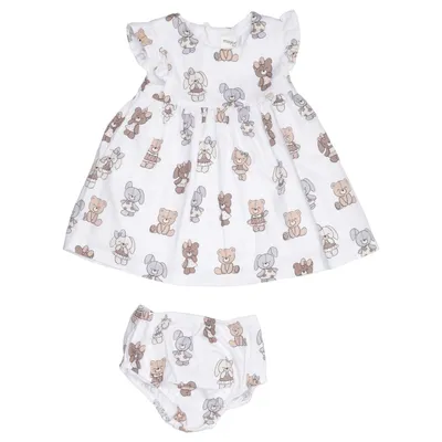 Set (Wit, Bruin, Grijs) van Mayoral Newborn Katoen