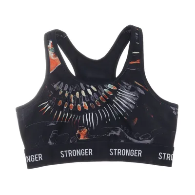 Sport-bh (Zwart, Meerkleurig) van Stronger Elastaan, Polyester