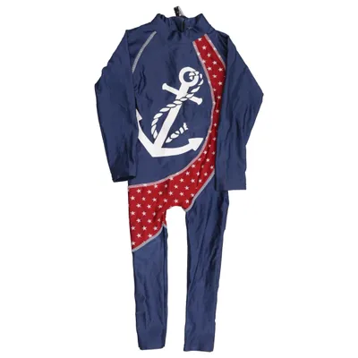 Jumpsuit (Blue, Red, White) from Zunblock