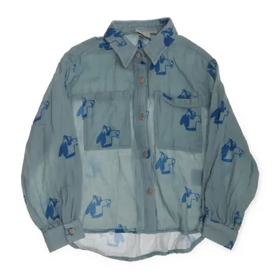 Shirt (Green, Blue) from Maison Tadaboum Organic cotton