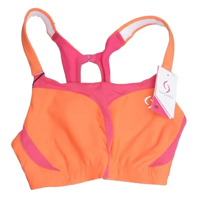 Sport-BH (Orange, Pink) von Moving Comfort Elasthan, Polyamid, Polyester
