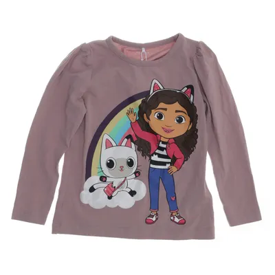 Lange mouwen shirt (Lila, Roze, Meerkleurig) van Name It Katoen, Elastaan