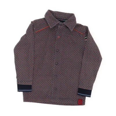 Shirt (Blauw, Meerkleurig) van 4 Funky Flavours Katoen, Elastaan