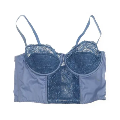 Bustier (Blauw) van Out from Under Polyester, Elastaan